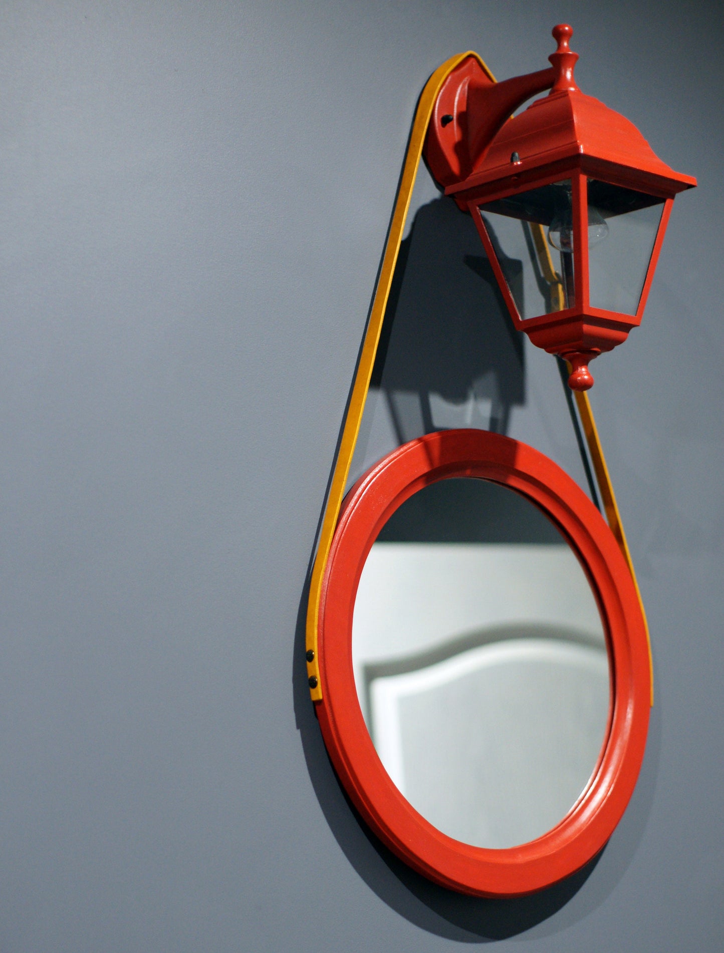 Сучасне настінне кругле дзеркало Дзеркало в дерев'яній рамі для ванної кімнати, Декоративне кругле дзеркало для декору стін Скандинавське дзеркало в передпокій Дзеркало в передпокій