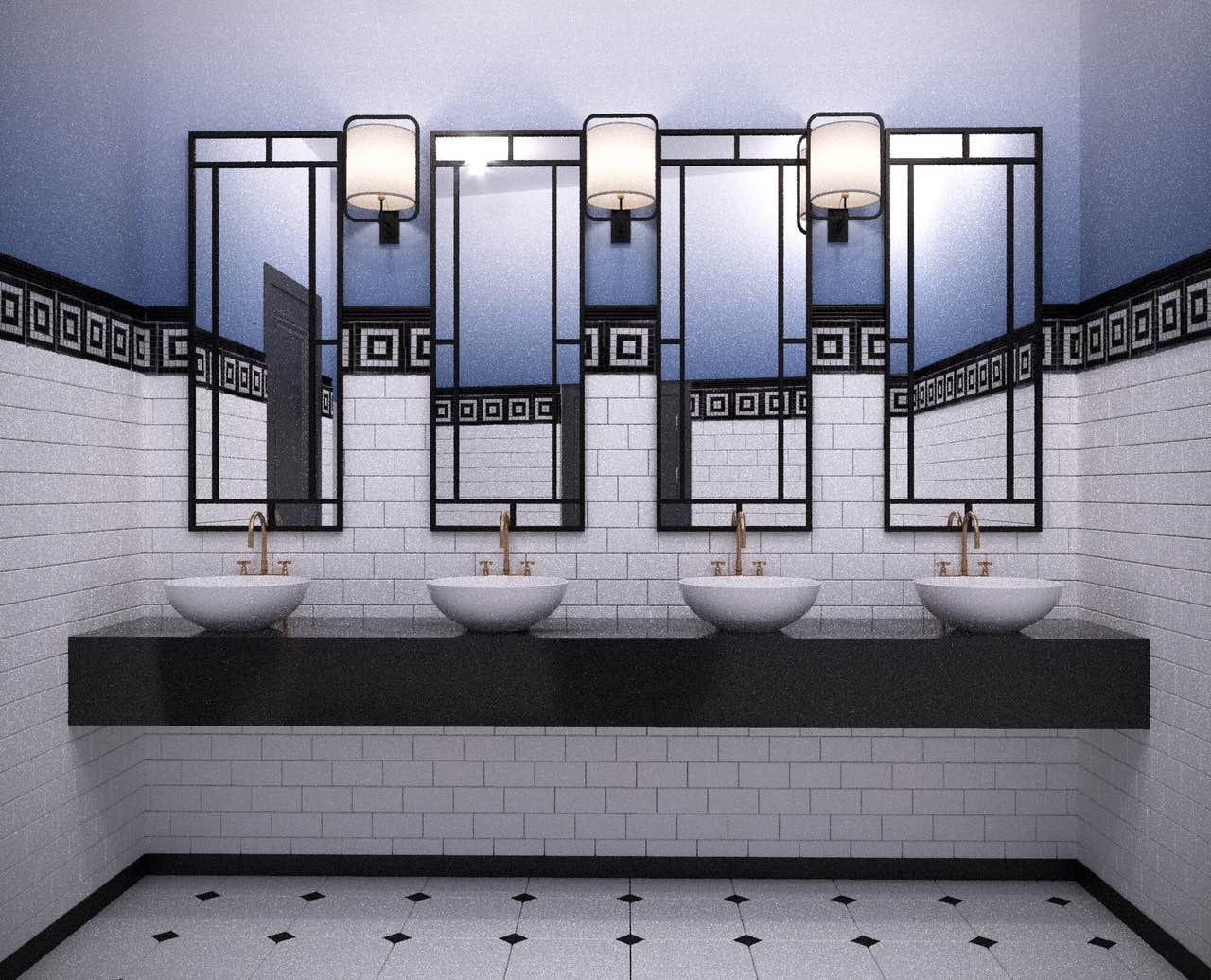 Чорне дерев'яне дзеркало Велике дзеркало для ванної кімнати Дзеркало для настінного декору, віконне дзеркало Скандинавське дзеркало Промислове дзеркало Сучасне сучасне дзеркало