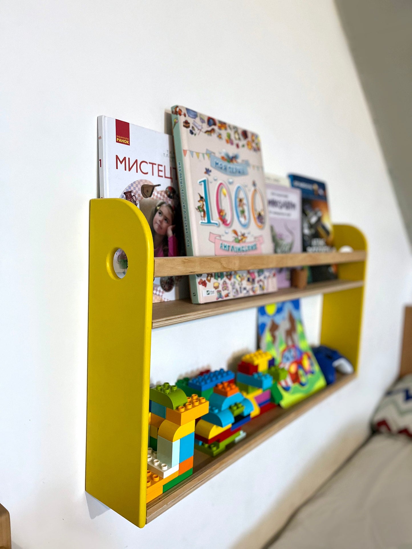 Baby book shelf from wood, Large kids bookcase, Nursery wooden shelves, Montessori bookshelf, Wood bookshelf for kids, Wooden book storage