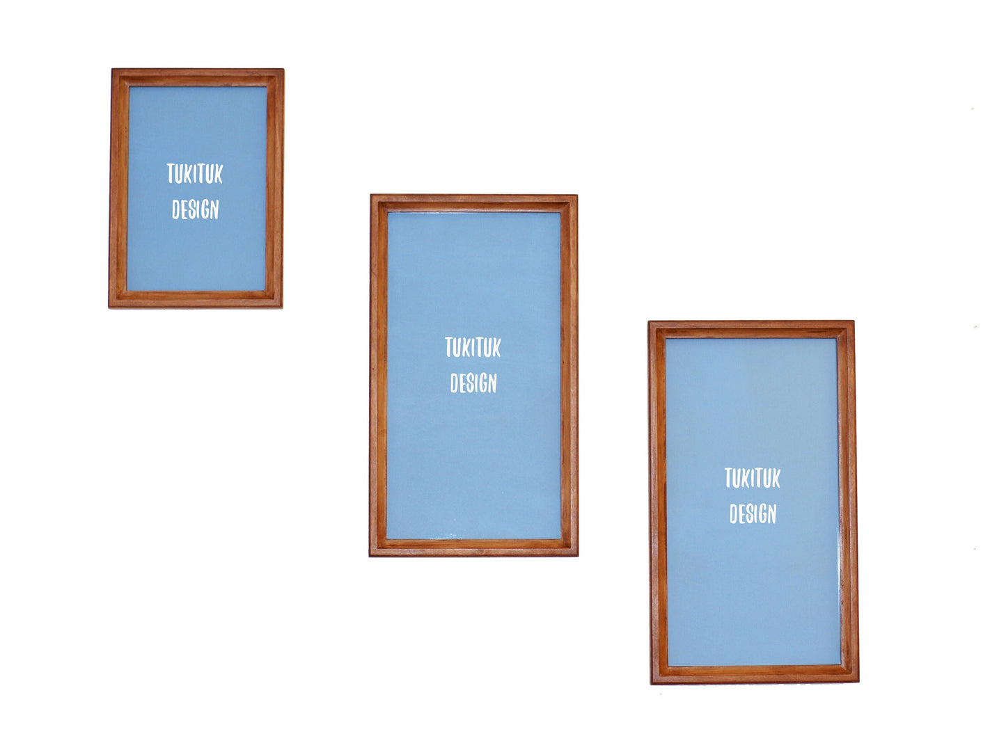Distressed Classic Frame, Classic Frame, Rustic Picture Frame, Choose Your Size, Farmhouse Decor, Brown Frame, Wood, Distressed Classic